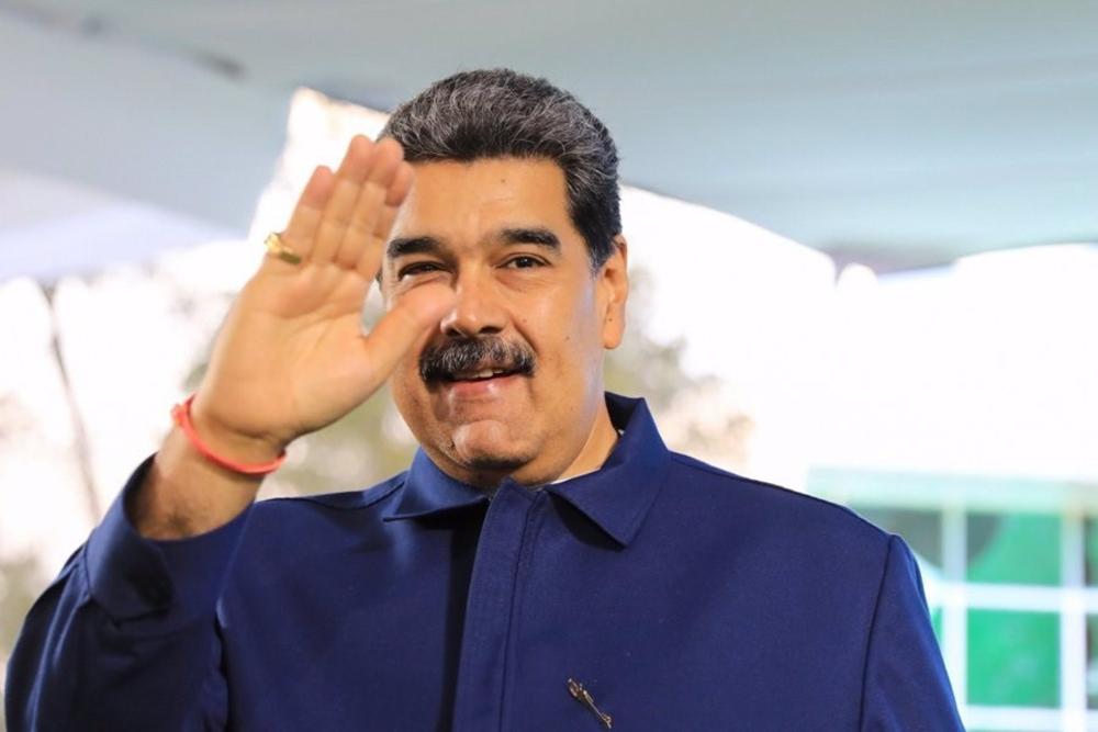 Der Präsident von Venezuela, Nicolás Maduro Der