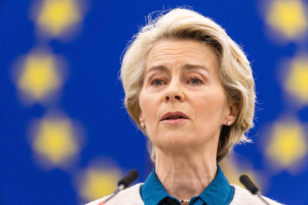 Präsidentin der Europäischen Kommission Ursula von der Leyen Präsidentin