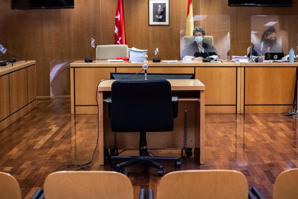 Archivo - Sala de la Audiencia Provincial de Madrid. Archivo
