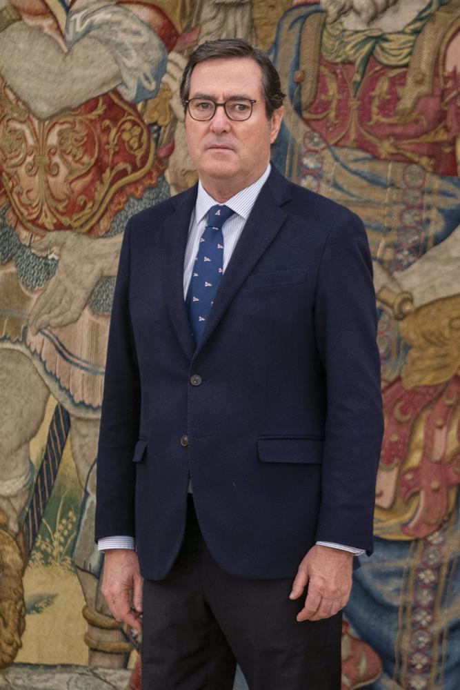 El presidente de la CEOE, Antonio Garamendi El