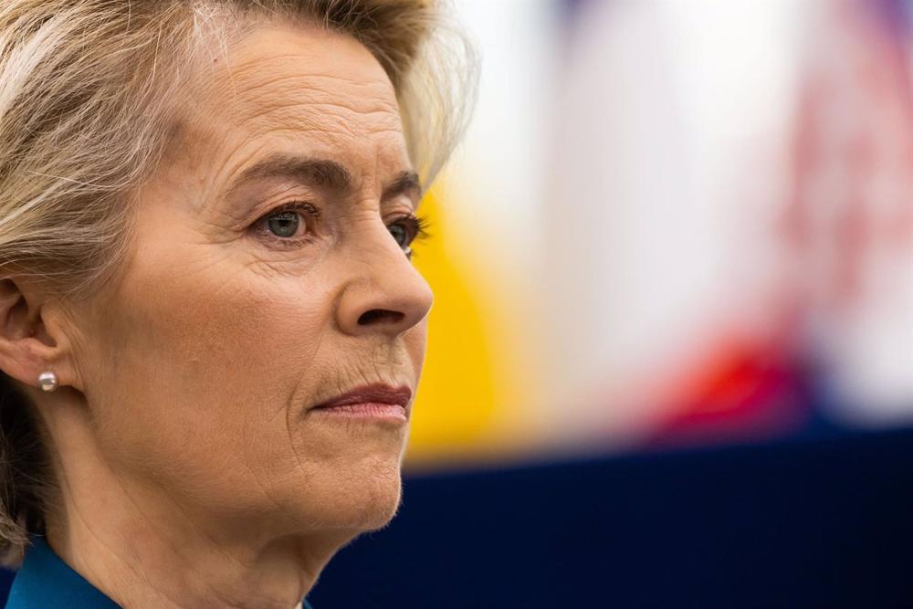 La presidenta de la Comisión Europea, Ursula von der Leyen La
