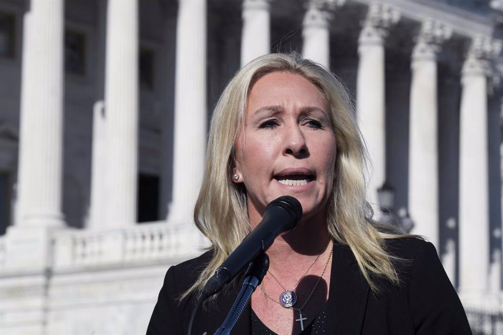 Archiv - Republikanische Kongressabgeordnete Marjorie Taylor Greene in Washington (USA) Archiv