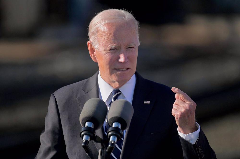 Il presidente degli Stati Uniti Joe Biden. Il