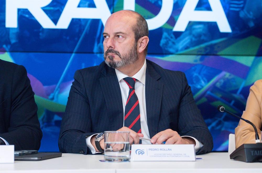 Archivo - El vicesecretario de Coordinación Autonómica y Local del Partido Popular, Pedro Rollán Archivo