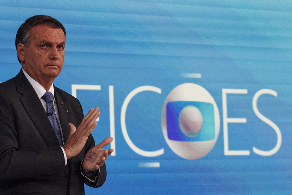 File - Brazil's former president Jair Bolsonaro. File