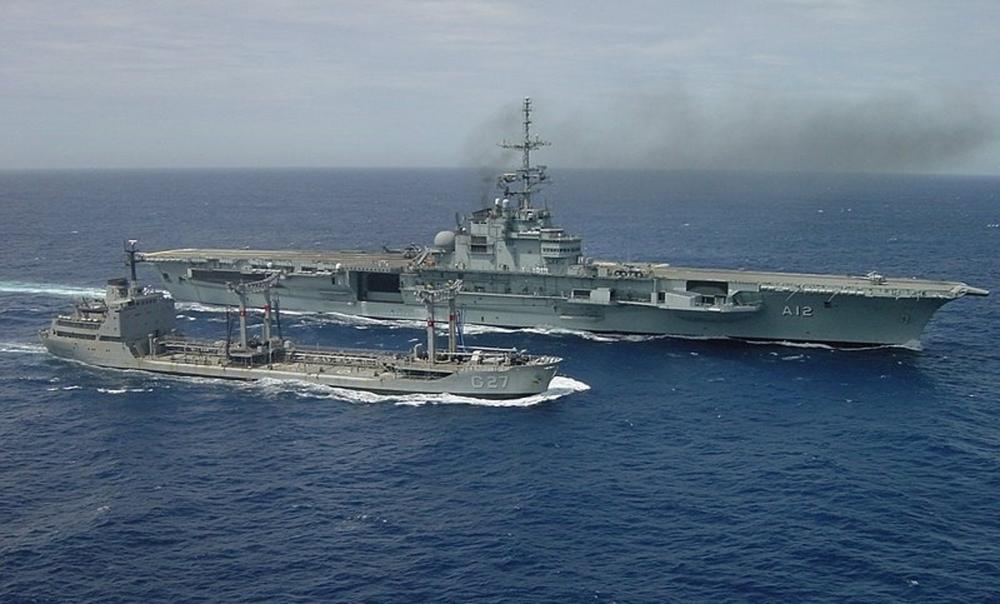 El portaviones brasileño 'São Paulo' El