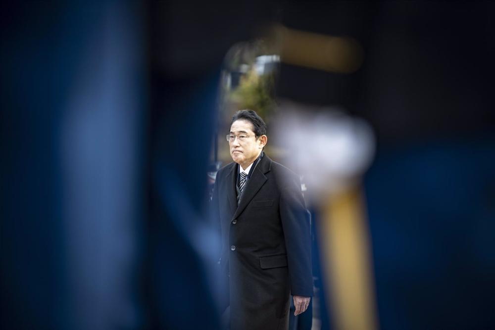 Der Premierminister von Japan. Fumio Kishida Der