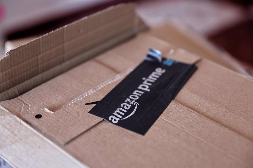 Archivo - Un paquete de Amazon. Archivo