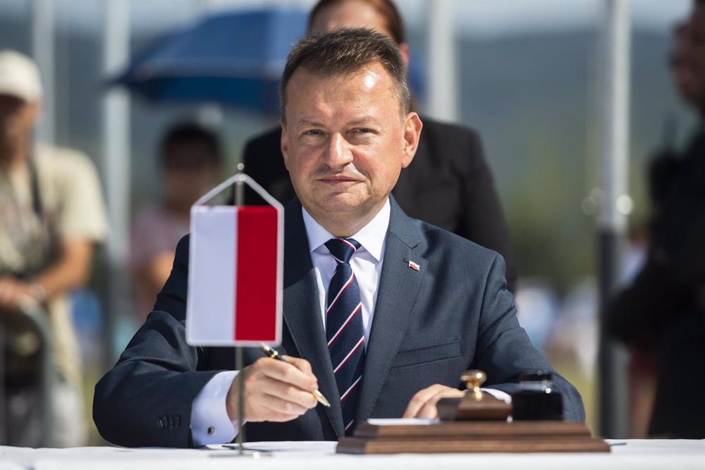 Archivo - El ministro de Defensa de Polonia, Mariusz Blaszczak Archivo
