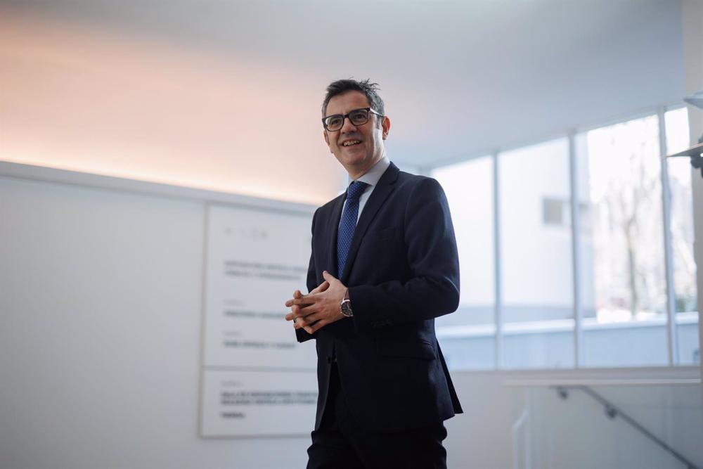 El ministro de la Presidencia, Relaciones con las Cortes y Memoria Democrática, Félix Bolaños. El