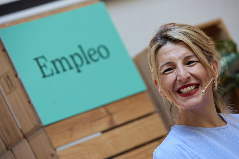 La vicepresidenta segunda y ministra de Trabajo y Economía Social, Yolanda Díaz, en una imagen de archivo. La