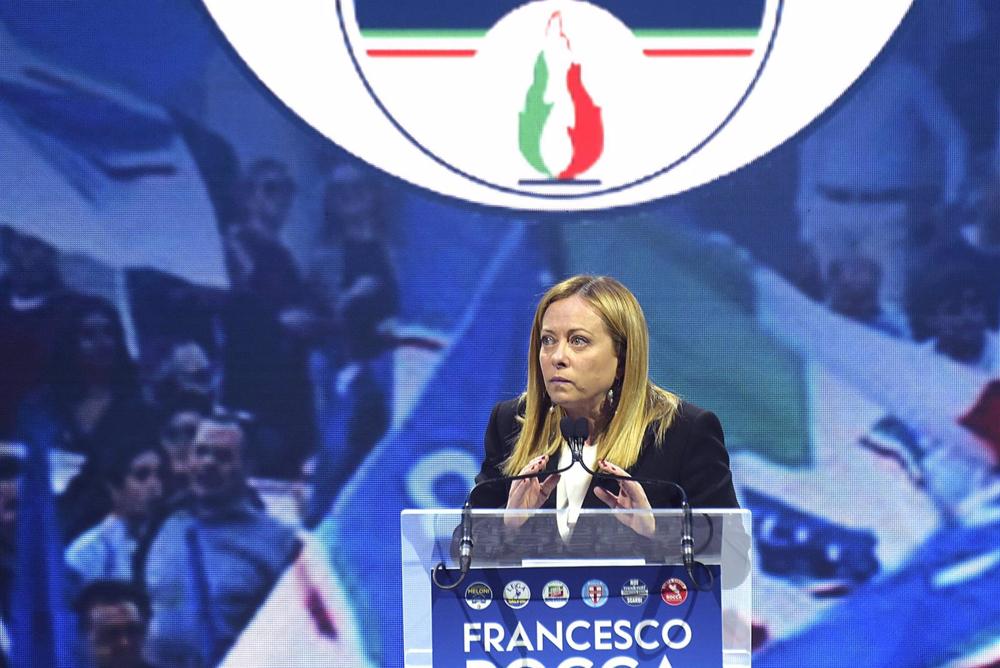 Giorgia Meloni, premier ministre de l'Italie Giorgia