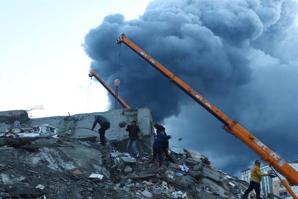 Immagine d'archivio del terremoto che ha colpito Turchia e Siria. Immagine