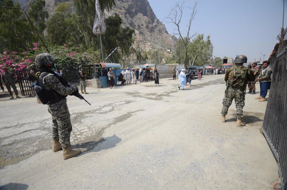 File - Pakistani soldiers in Torjam, on the border with Afghanistan. File