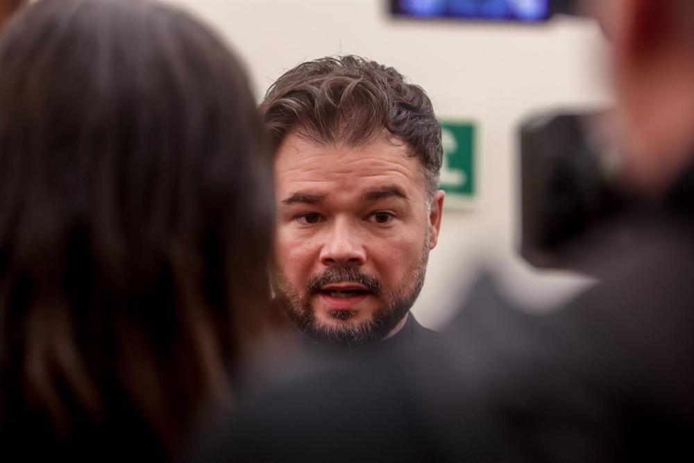 Archivo - El portavoz de Esquerra Republicana de Catalunya (ERC) en el Congreso, Gabriel Rufián Archivo