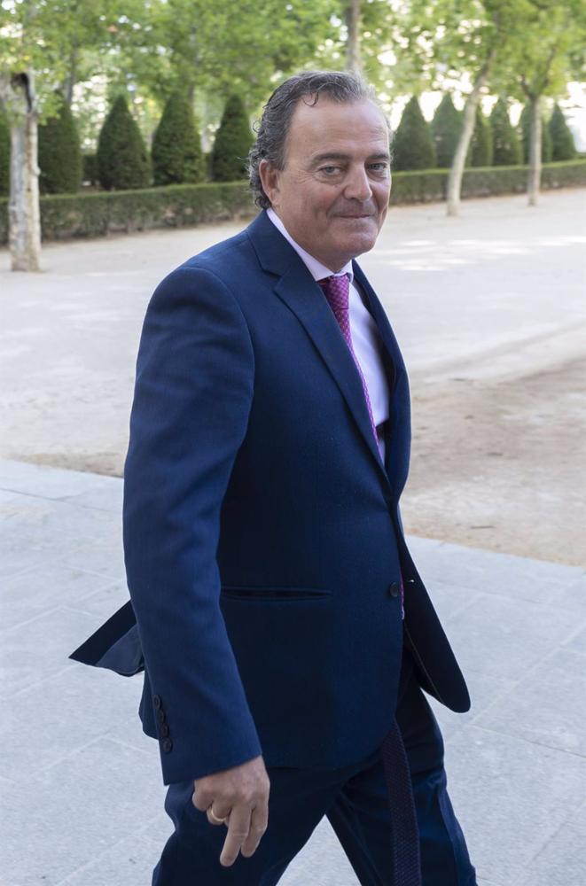 Archivo - El ex juez Fernando Presencia, a su llegada a la Audiencia Nacional para declarar como imputado Archivo