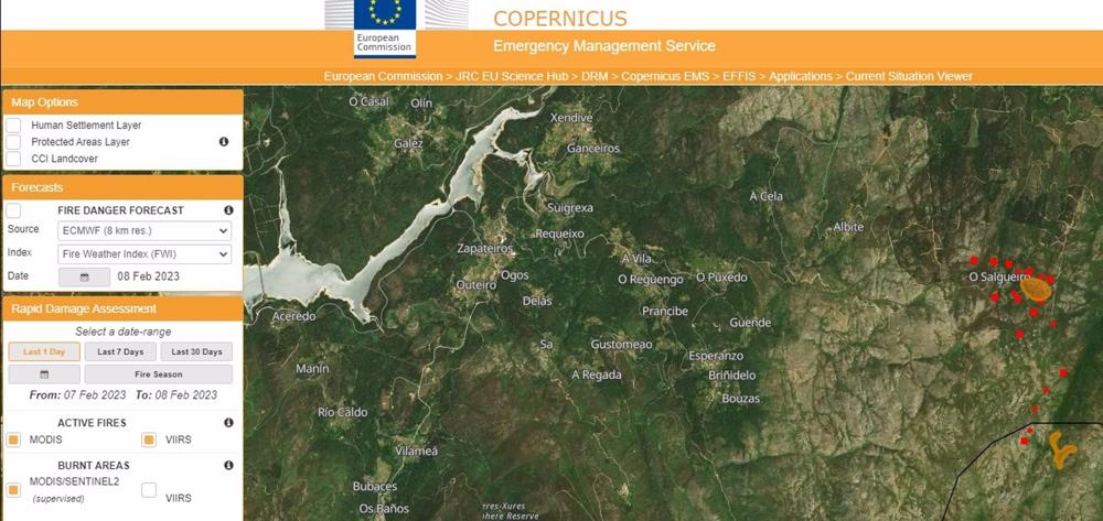 Datos del sistema Copernicus Datos