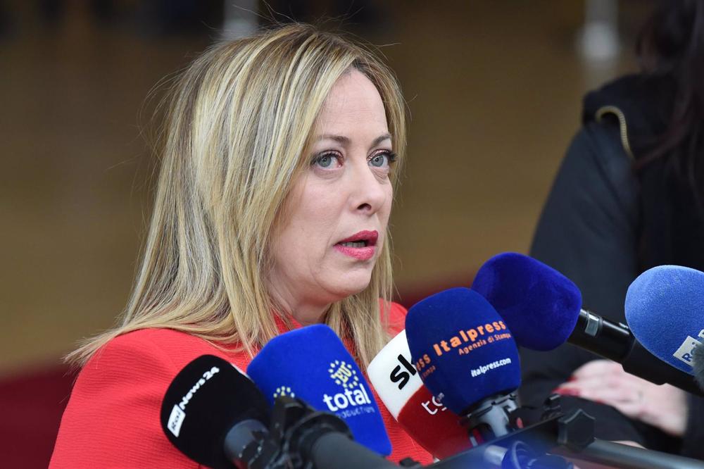 Giorgia Meloni, primera ministra de Italia Giorgia