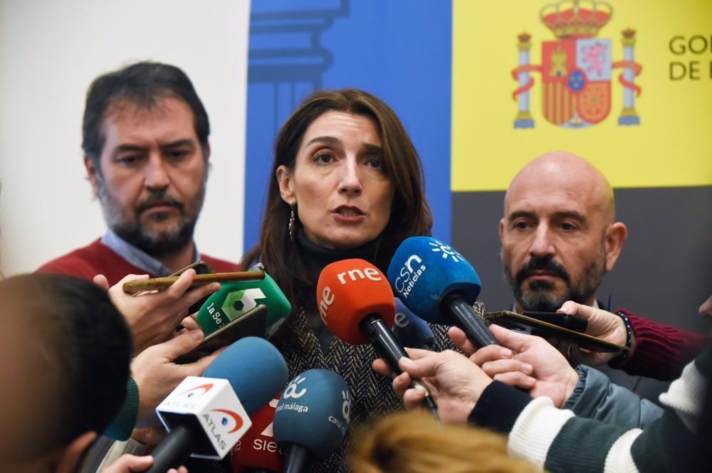 La ministra de Justicia, Pilar Llop, en Málaga. La