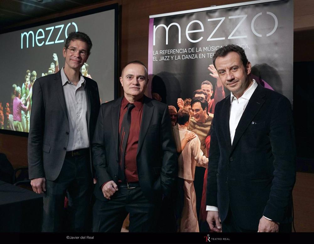Presentación del programa conmemorativo de los 25 años de MEZZO, que este 9 de febrero retransmitirá en directo 'Arabella', de Richard Strauss, desde el teatro Real Presentación