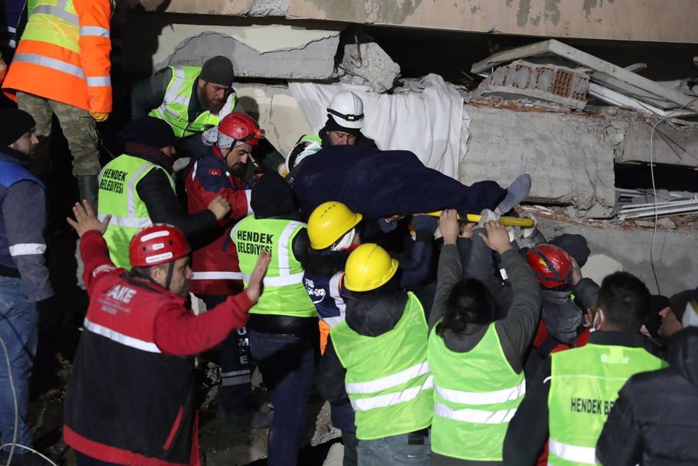 Rescue workers in Turkey Rescue
