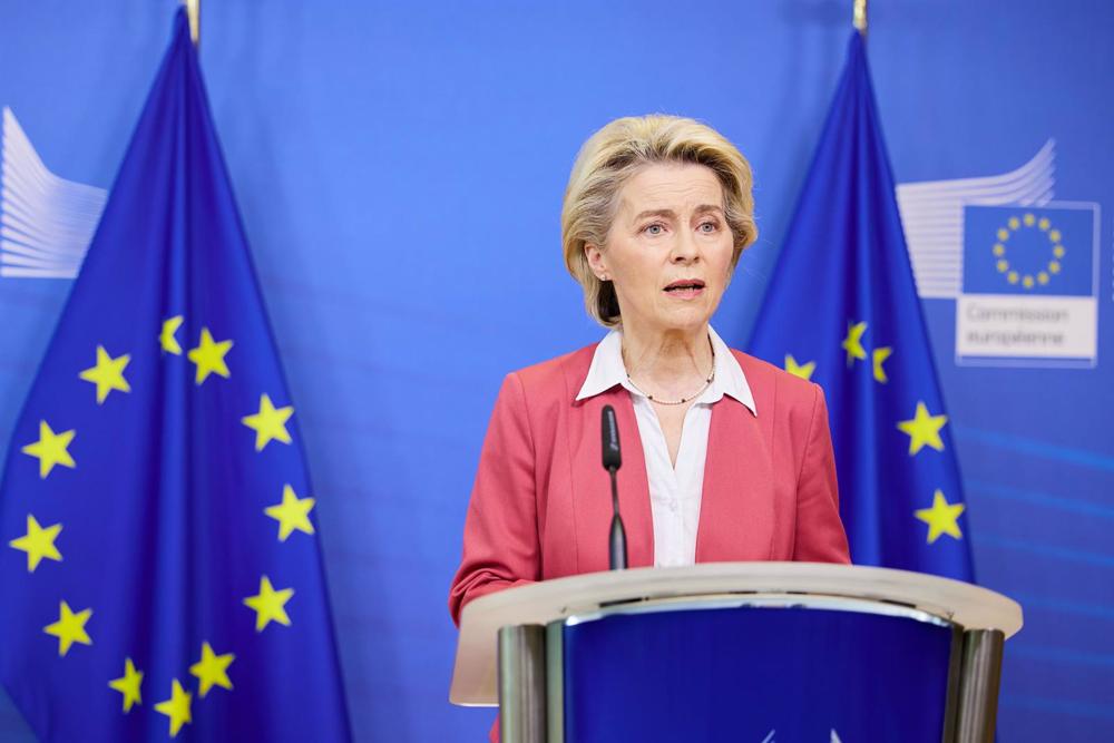Arquivo - A Presidente da Comissão Europeia, Ursula von der Leyen Arquivo