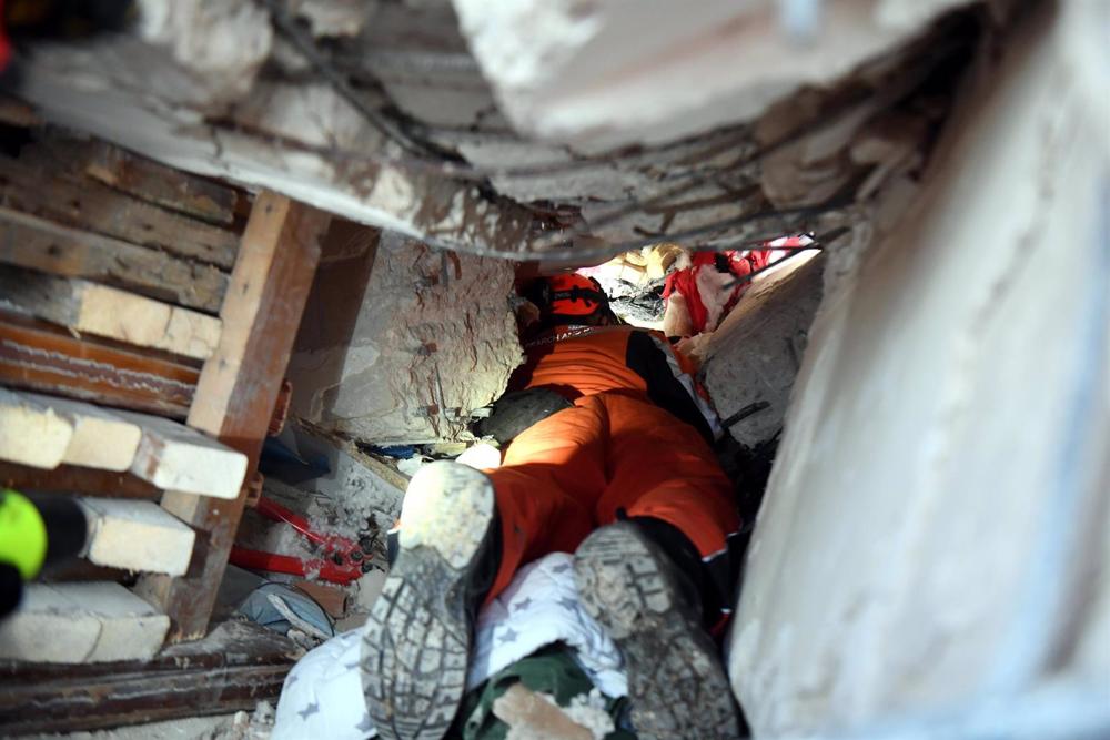 Immagine dei soccorsi per il terremoto nella provincia turca di Hatay Immagine