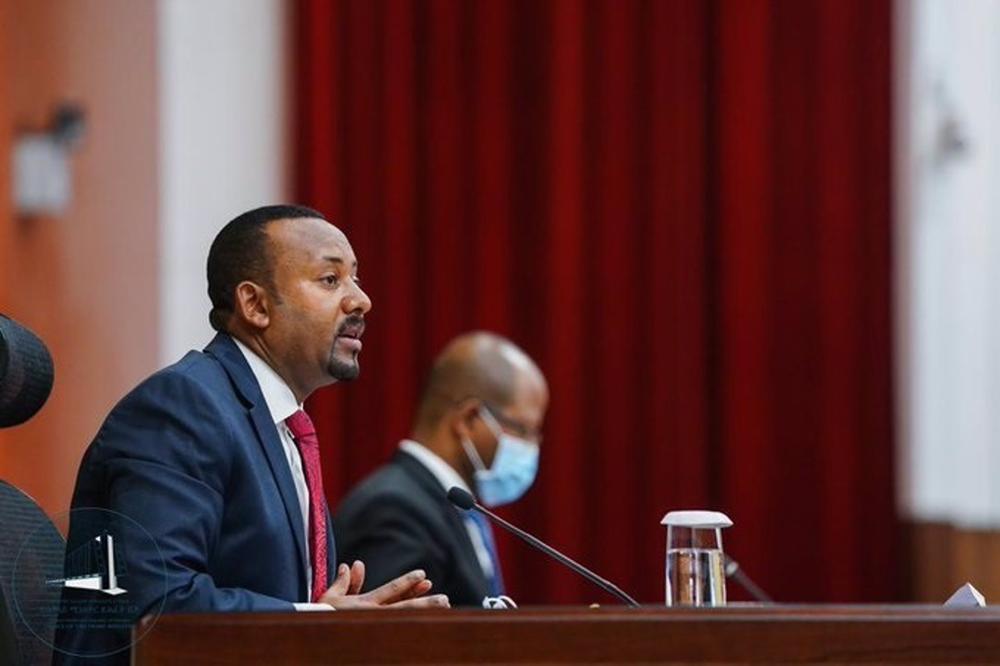 Archive - Le Premier ministre éthiopien Abiy Ahmed s'adresse au Parlement. Archive