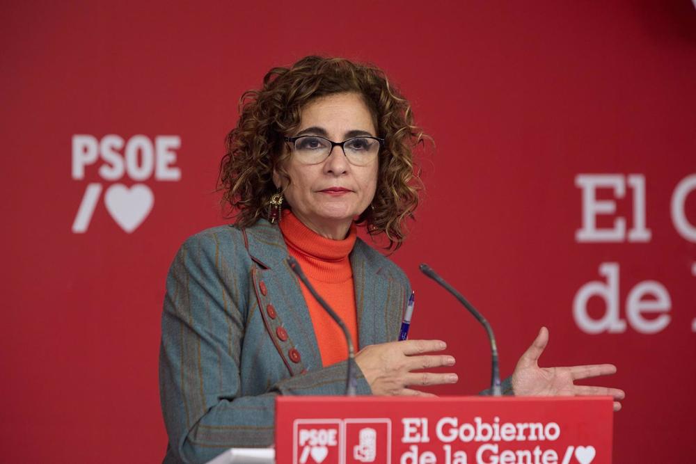 La vicesecretaria General y ministra de Hacienda y Función Pública, María Jesús Montero, archivo La