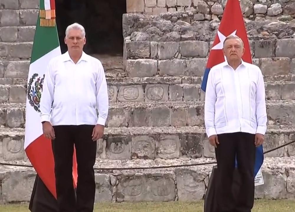 Andrés Manuel López Obrador e Miguel Díaz-Canel Andrés