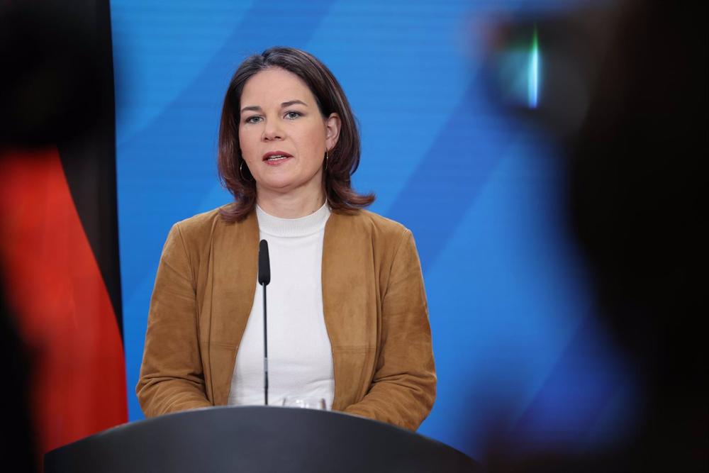 La ministre allemande des Affaires étrangères Annalena Baerbock La