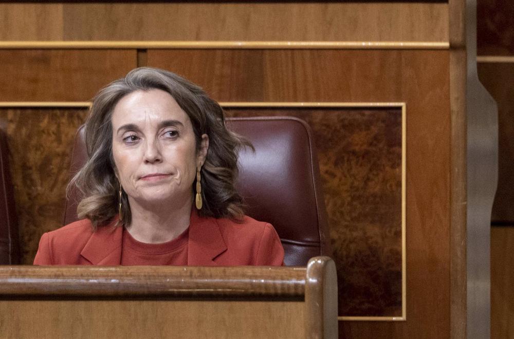 La portavoz parlamentaria del PP en el Congreso, Cuca Gamarra. La