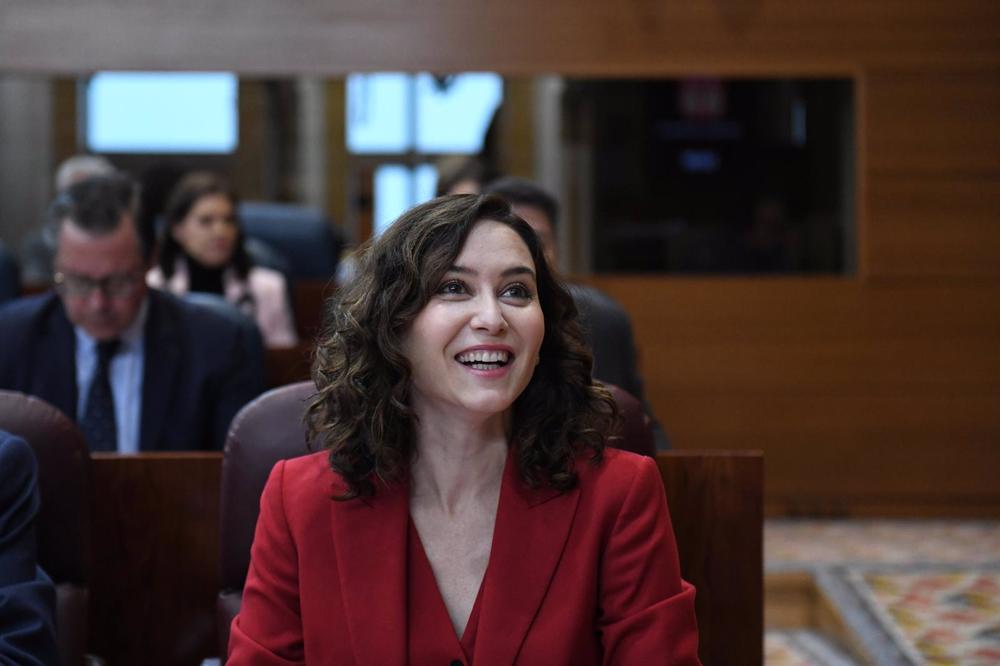 La presidenta de la Comunidad de Madrid, Isabel Díaz Ayuso. La
