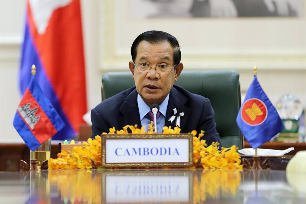 Arquivo - Primeiro-ministro do Camboja Hun Sen Arquivo