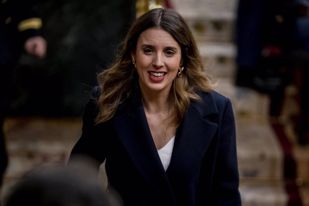 La ministra de Igualdad, Irene Montero La