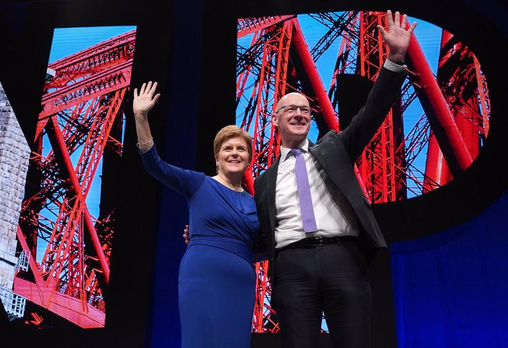 Archivo - Nicola Sturgeon y John Swinney, Archivo