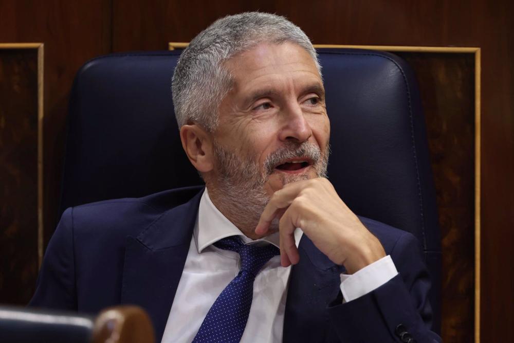 Archivo - El ministro del Interior, Fernando Grande-Marlaska, en el Congreso Archivo