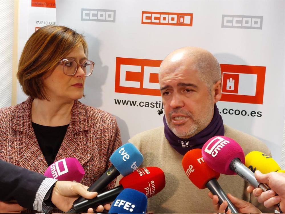 El secretario general de CCOO, Unai Sordo. El
