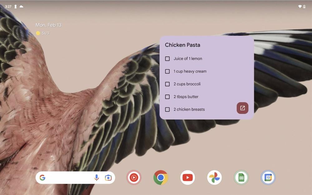 Nuevo 'widget' de nota única en Google Keep. Nuevo