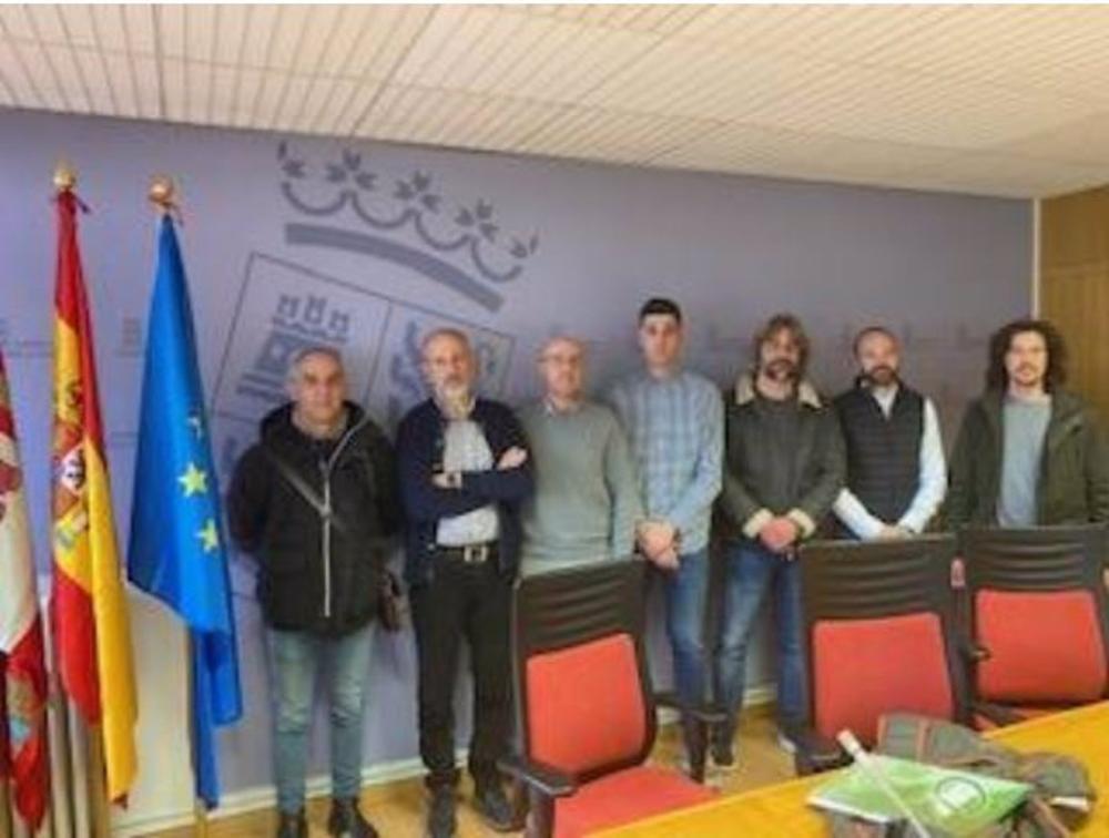 Los participantes en la reunión de la MEsa General. Los