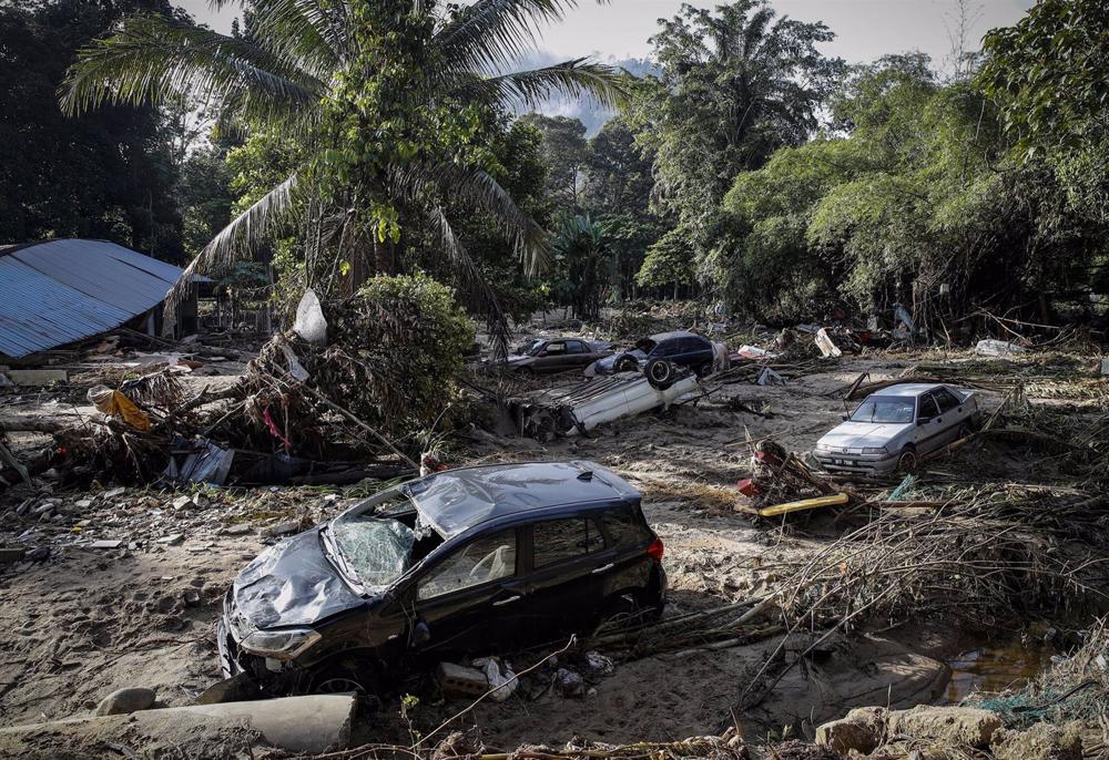 File - File image of the effects of rainfall in Kuala Lumpur, Malaysia. File