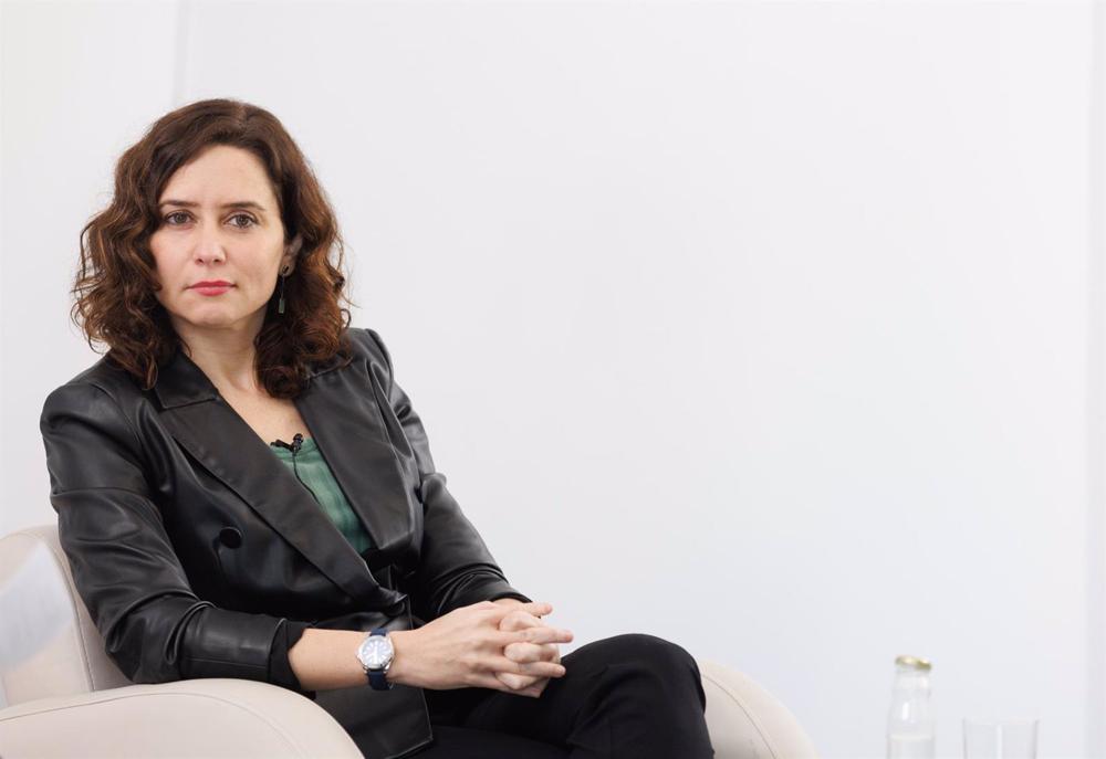 La presidenta de la Comunidad de Madrid, Isabel Díaz Ayuso. La