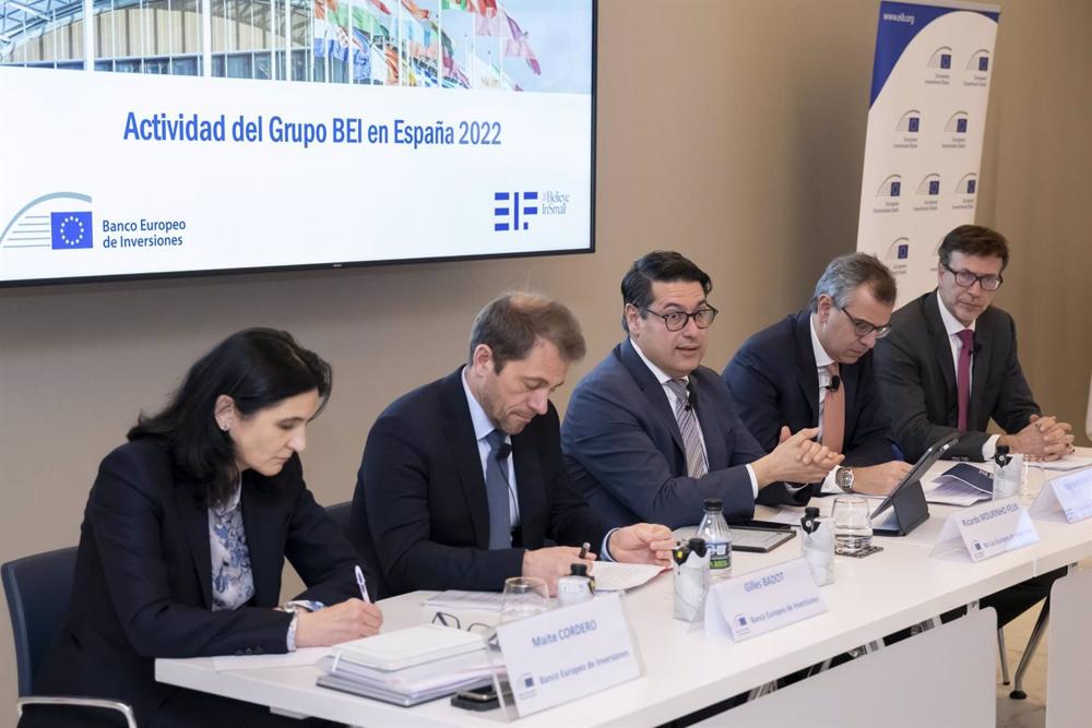 El BEI ha presentado este jueves, por medio de su vicepresidente, Ricardo Mourinho, sus resultados en 2022. El