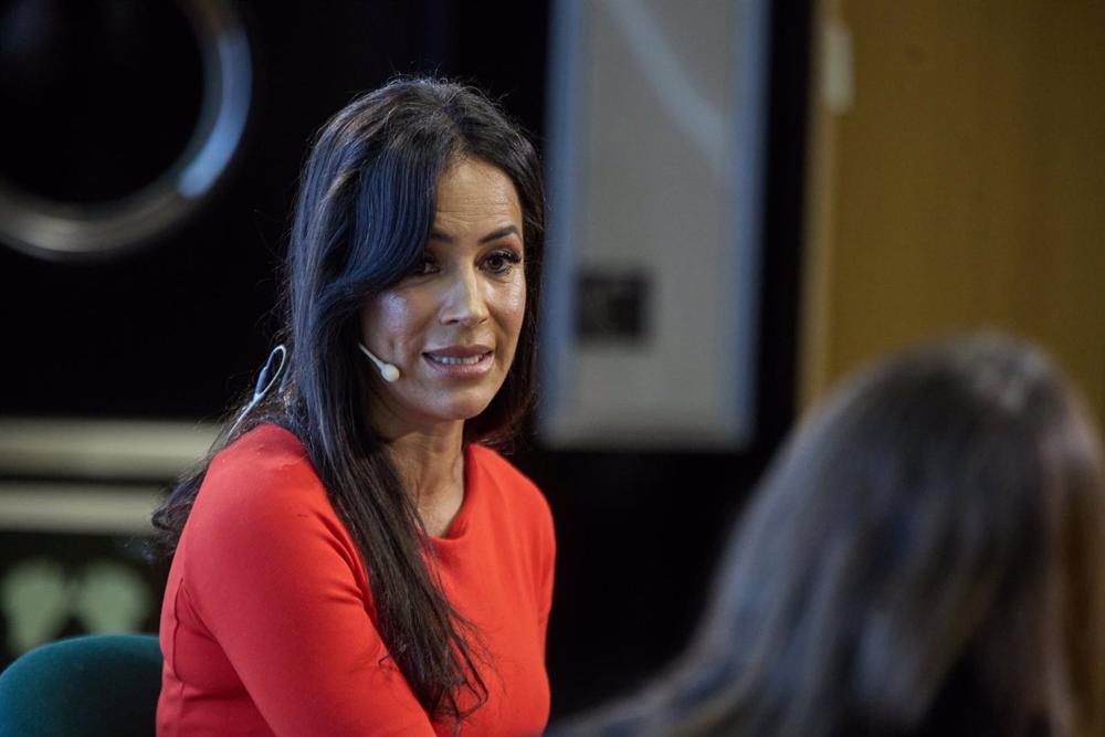 La vicealcaldesa de Madrid, Begoña Villacís, durante un desayuno informativo de Europa Press La