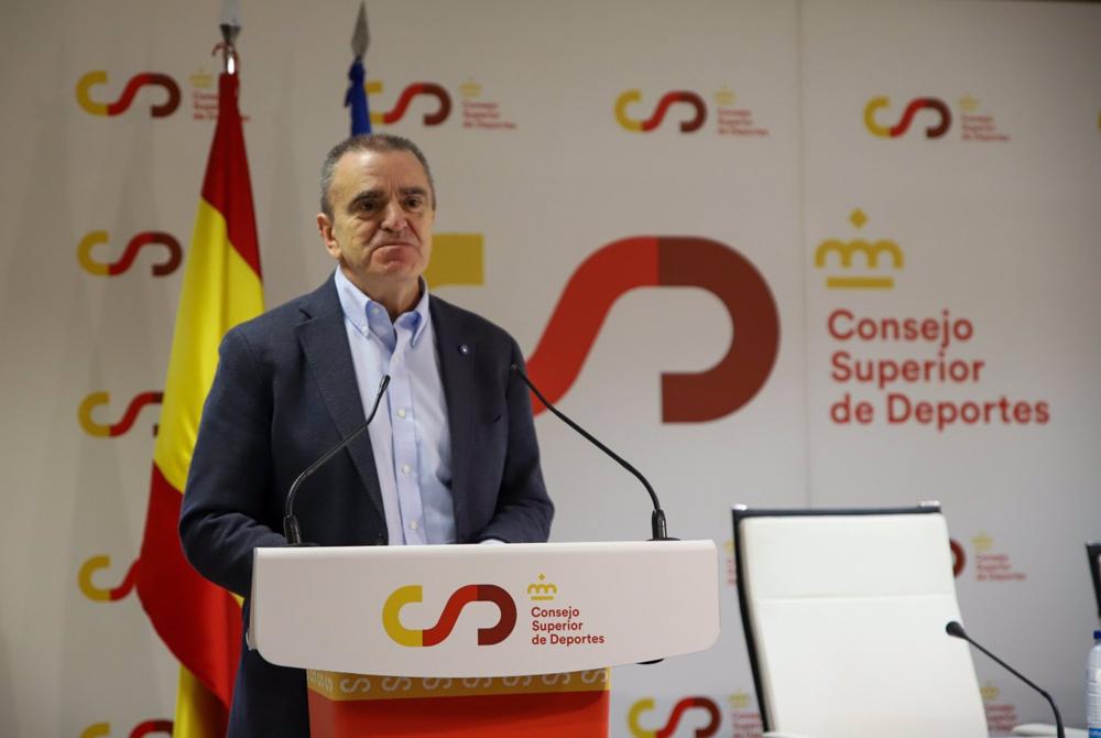 El presidente del CSD y de la Fundación Deporte Joven, José Manuel Franco. El