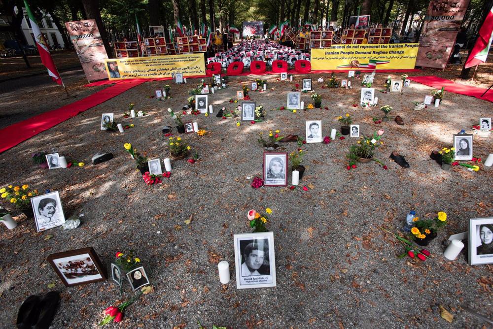 Archivo - Protesta contra los presos políticos iraníes en La Haya Archivo