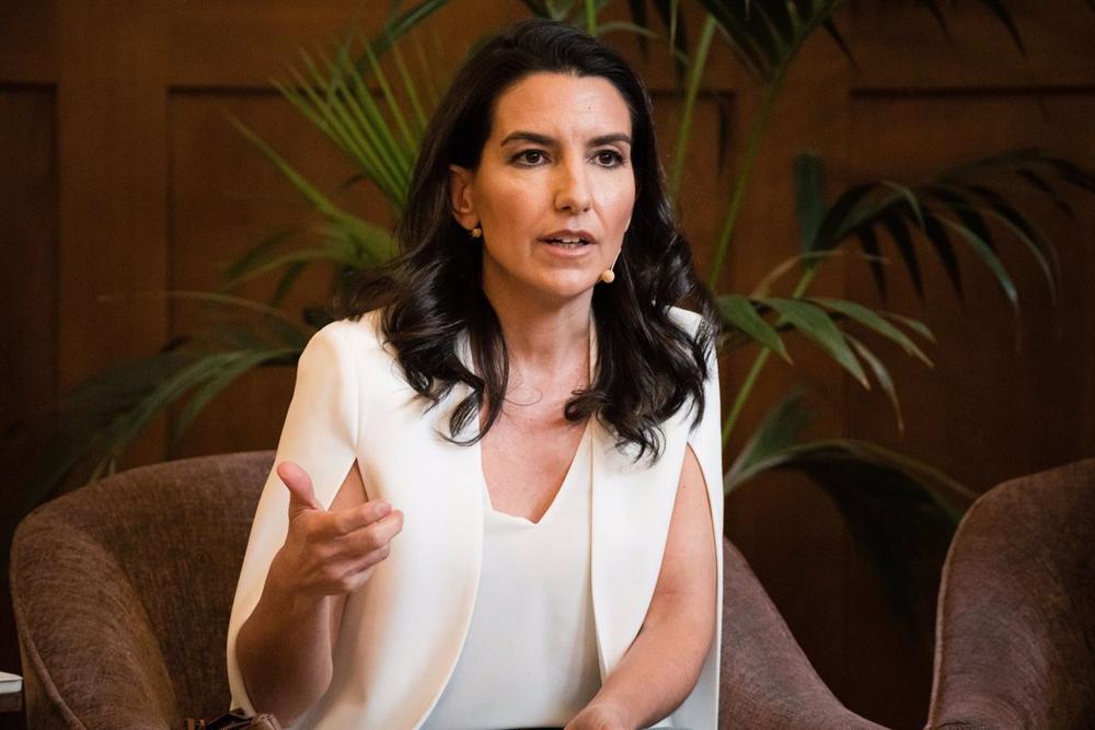 Imagen de archivo de la portavoz de Vox en la Asamblea y candidata a la Presidencia de la Comunidad de Madrid, Rocío Monasterio. Imagen