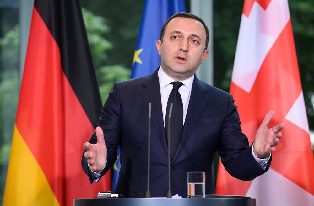 Archivo - El primer ministro de Georgia, Irakli Garibashvili. Archivo