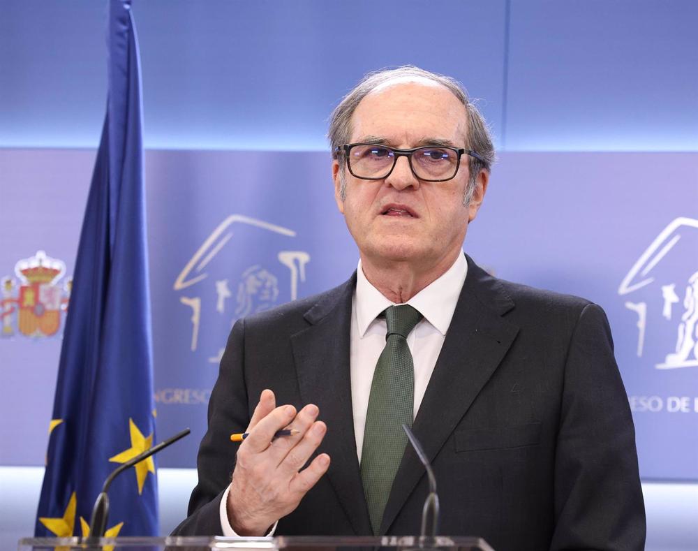 El Defensor del Pueblo, Ángel Gabilondo, ofrece una rueda de prensa tras la entrega del Informe Anual 2022 El