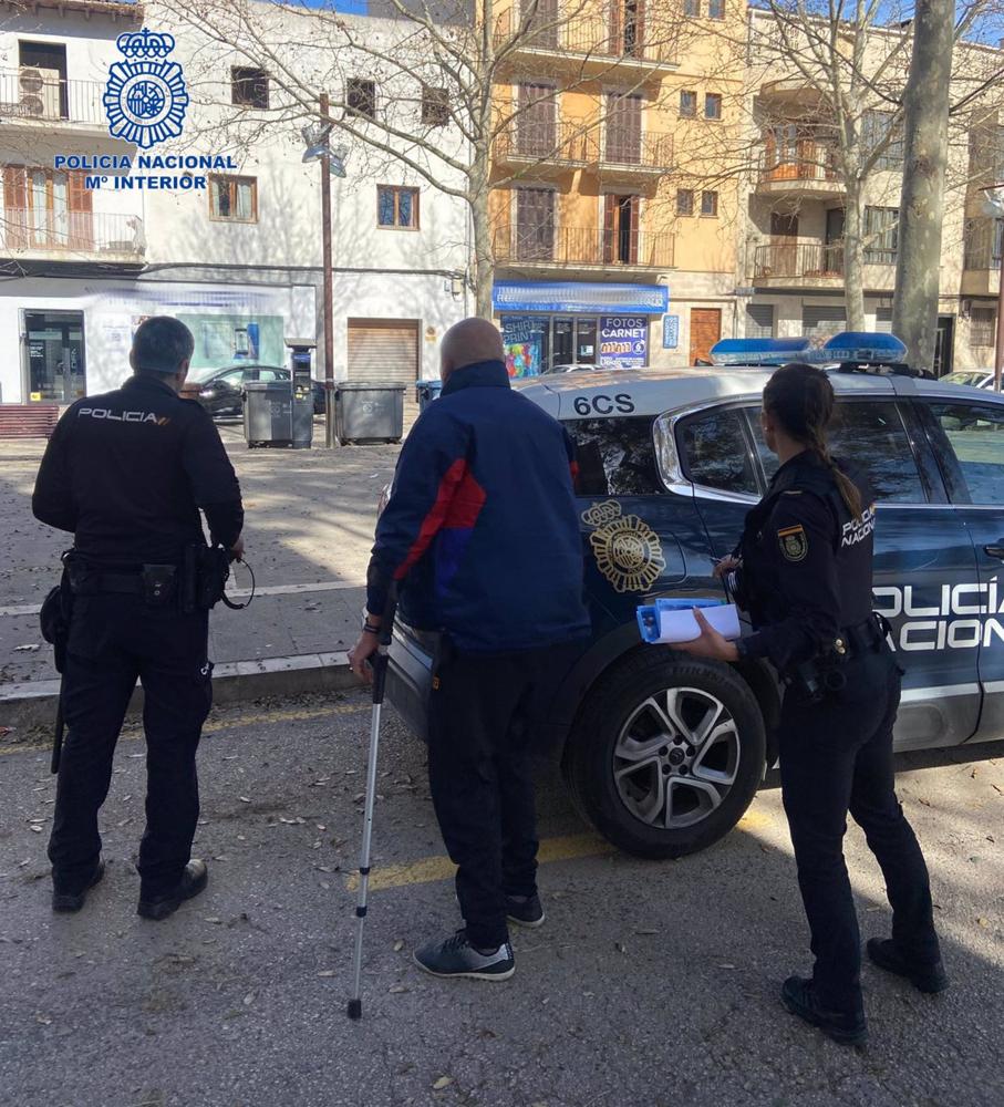 Uno de los ancianos detenidos por múltiples robos en Manacor. Uno